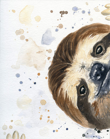 Sloth Art - Sloth Painting 