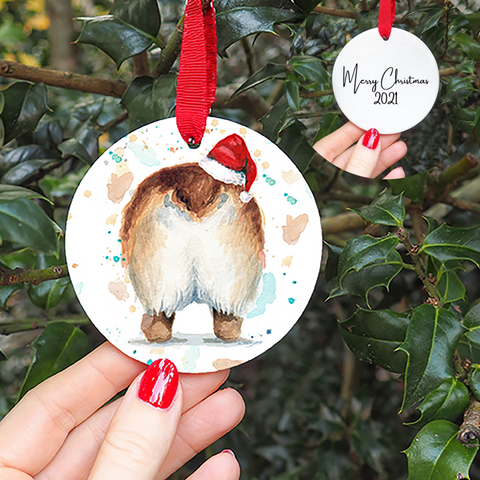 Corgi Butt Ornament - Corgi Christmas Gift Idea - Corgi Lover Gift