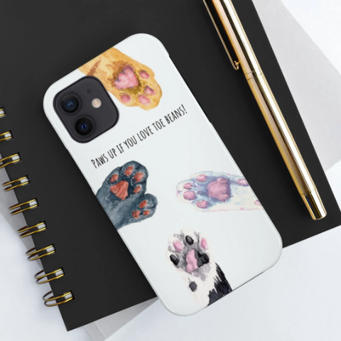 Toe bean Phone Case - Cat Lover Phone Cases - Cat phone Case iPhone and Galaxy