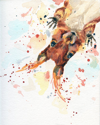 Cabin Decor - Squirrel Art 
