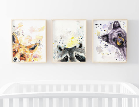 Cabin Decor - Squirrel Art 