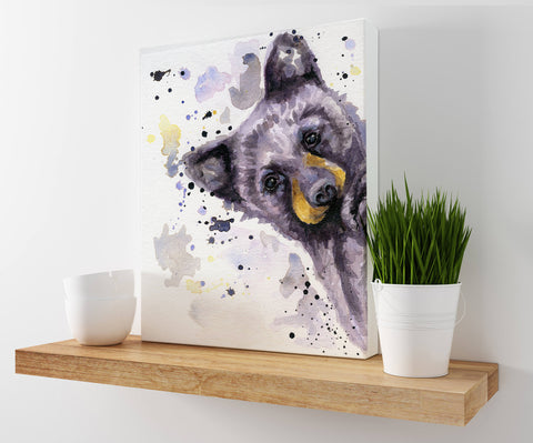 Bear Cub Art - Woodland Decor 