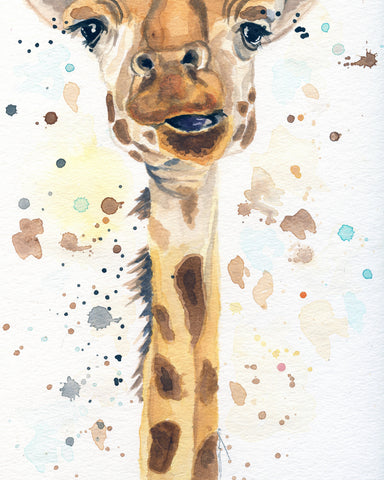 Giraffe Art - Giraffe Print 