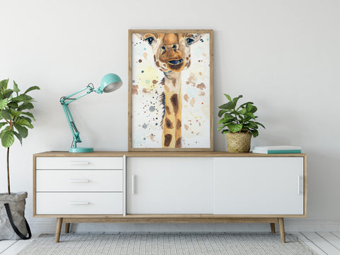 Giraffe Art - Giraffe Print 