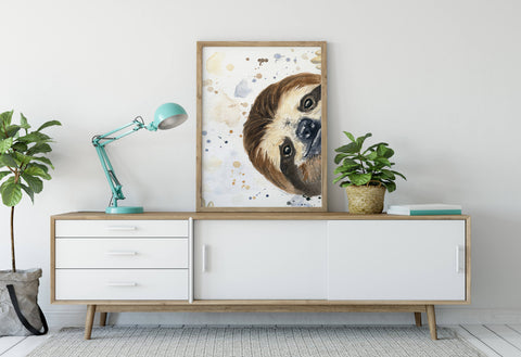 Sloth Art - Sloth Painting 