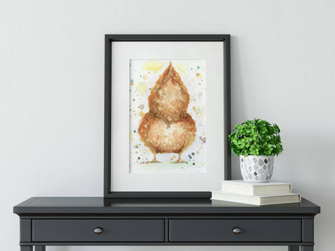 Chicken Butt - Chicken Art 