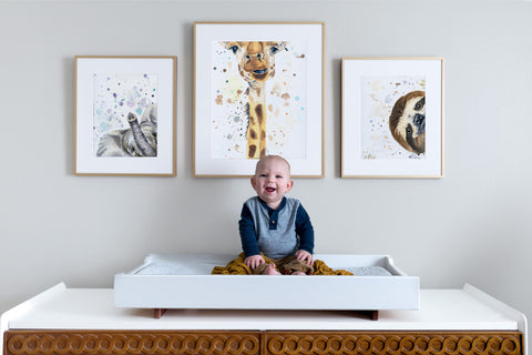 Giraffe Nursery Art 