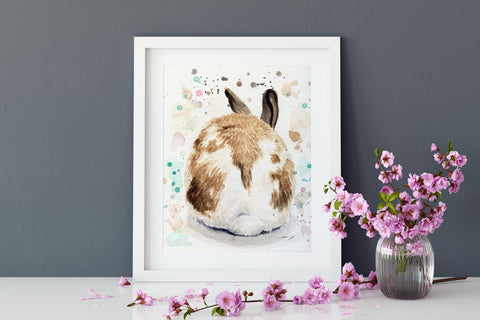 Rabbit Print - Bunny Art 