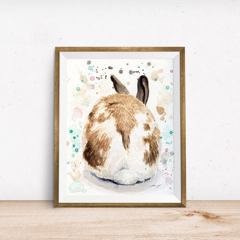 Rabbit Print - Bunny Art 
