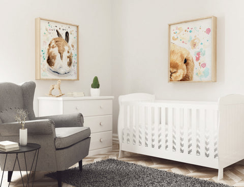 Bunny Print  - Rabbit Decor 