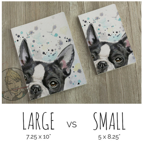 Boston Terrier  - Lined Journal 