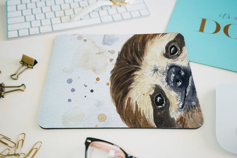 Animal Mouse Pads - Sloth Mouse Pad 