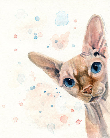 Watercolor Pet Portrait
